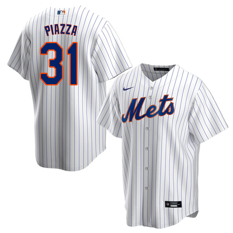 Nike Men #31 Mike Piazza New York Mets Baseball Jerseys Sale-White